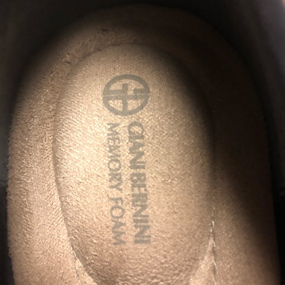 GIANI BERNINI-Black Suede ‘VALLAY’ Leather Heels size 8M - Picture 7 of 7